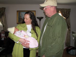 Grandma Rie & Grandpa Dave welcome their 2nd grandaughter, Caitlin
